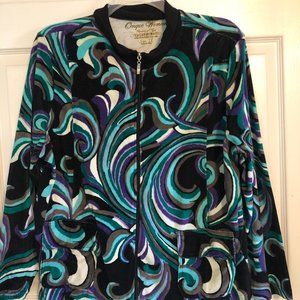 Onque Woman soft multicolor jacket 1X